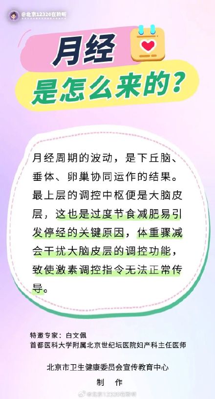 月经是怎么来的？