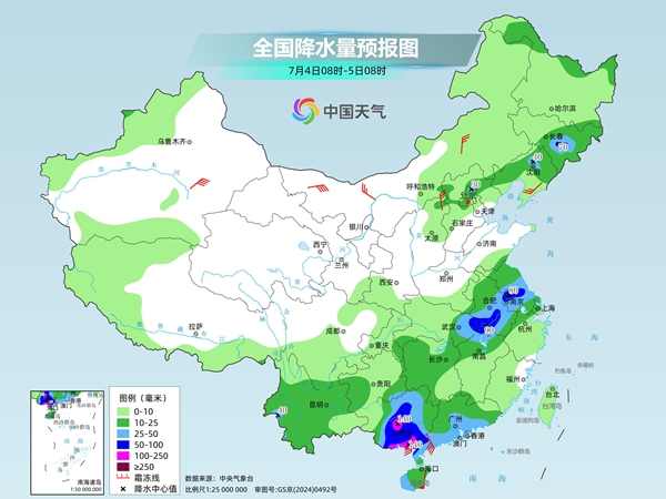 长江中下游强降雨持续华南雨势将增强 北方多地暑热持续发展 长江中下游强降雨持续华南雨势将增强 北方多地暑热持续发展