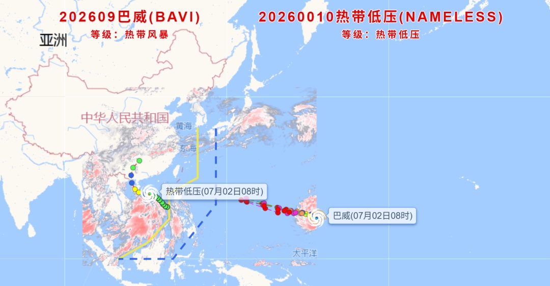 高温橙色预警！全福建热热热！台风“巴威”生成