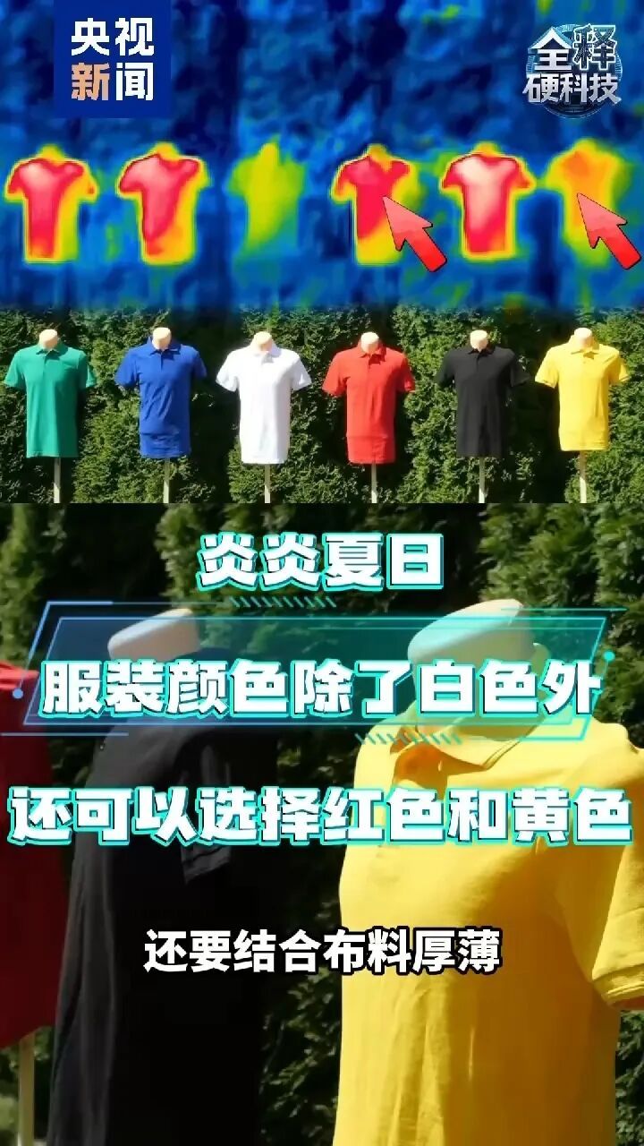 颜色不同,温差超20摄氏度!今天起,穿衣的颜色调整一下—— 颜色不同,温差超20摄氏度!今天起,穿衣的颜色调整一下——