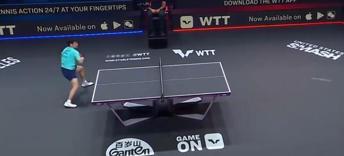 林诗栋0比3不敌艾利克斯·勒布伦,WTT美国大满贯男队全军覆没,无人晋级八强 林诗栋0比3不敌艾利克斯·勒布伦,WTT美国大满贯男队全军覆没,无人晋级八强