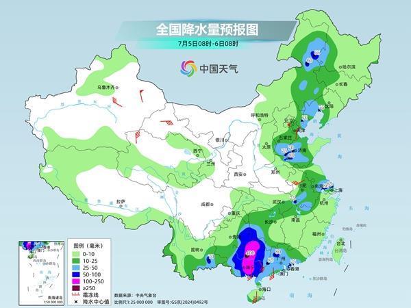 台风“美莎克”携强降雨持续影响华南 北方多地气温超40℃ 台风“美莎克”携强降雨持续影响华南 北方多地气温超40℃