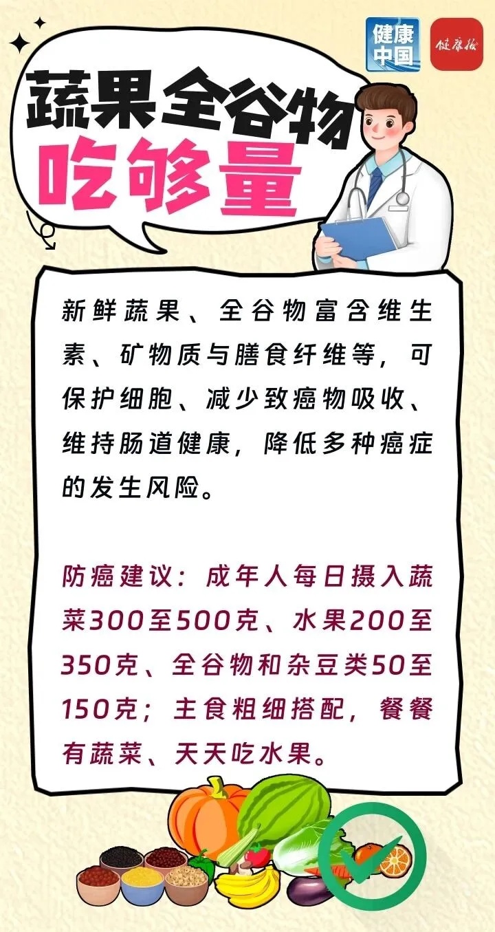 国家推荐的饮食防癌方式 简单又实用 国家推荐的饮食防癌方式 简单又实用