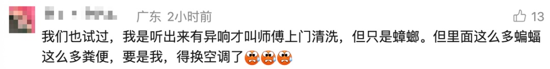 "吓得浑身发麻"!浙江男子拆开空调盖板,十几只蝙蝠… "吓得浑身发麻"!浙江男子拆开空调盖板,十几只蝙蝠…