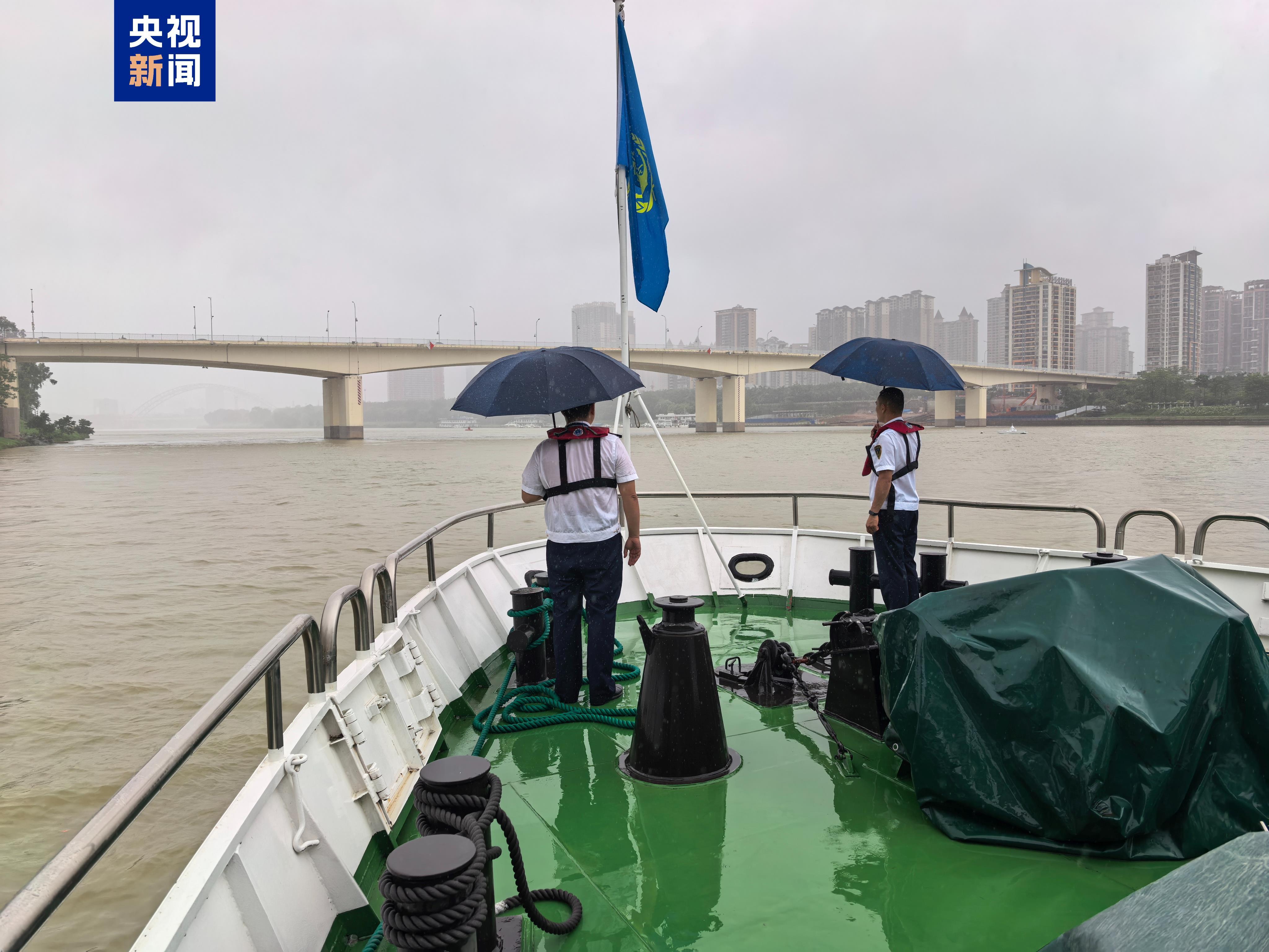 受台风“美莎克”影响 广西多条河流多个站超警 受台风“美莎克”影响 广西多条河流多个站超警