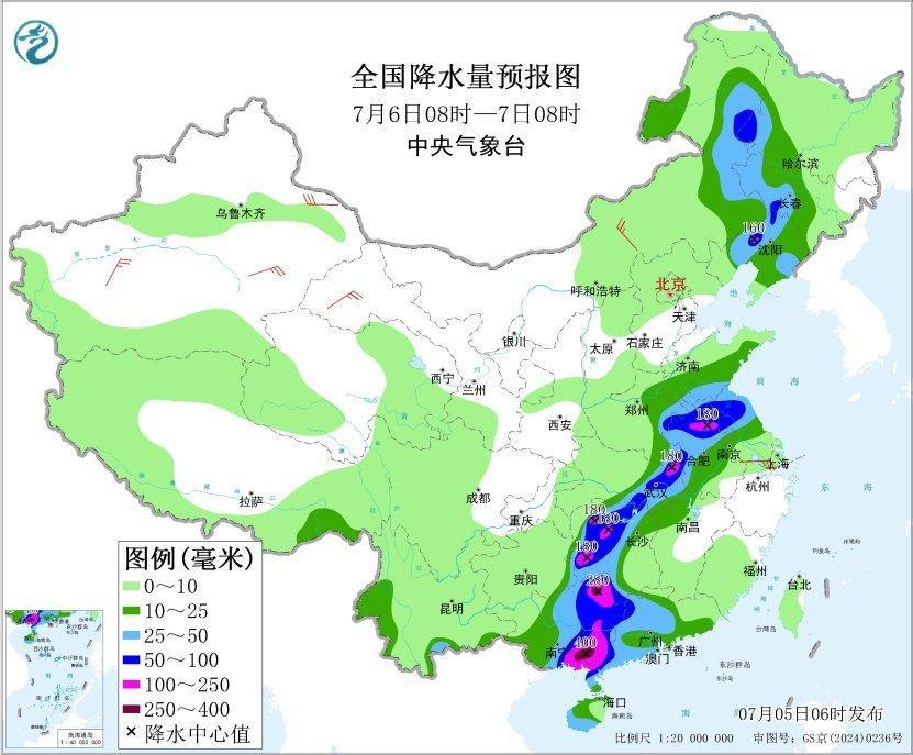 台风“美莎克”向广西北部移动 广西湖南部分地区有大暴雨至特大暴雨