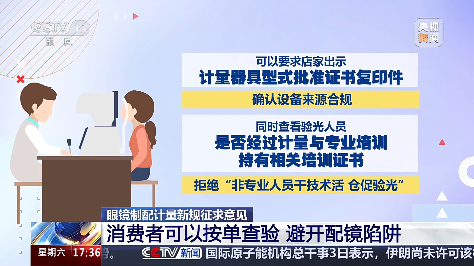 配镜行业新规征求意见！“五步查验”帮助消费者避坑
