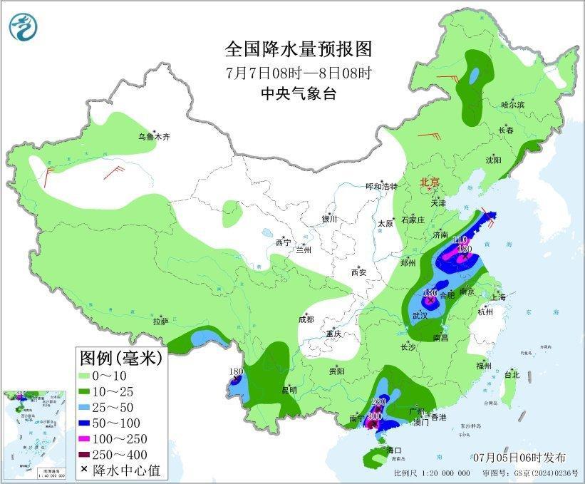 台风“美莎克”向广西北部移动 广西湖南部分地区有大暴雨至特大暴雨
