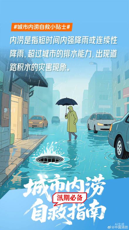 城市内涝如何科学避险自救 城市内涝如何科学避险自救
