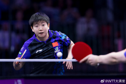 WTT美国大满贯|孙颖莎险胜队友蒯曼夺冠 WTT美国大满贯|孙颖莎险胜队友蒯曼夺冠
