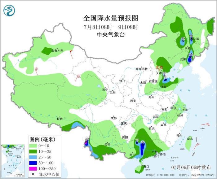 “美莎克”减弱为热带低压 广西江汉黄淮部分地区有大暴雨至特大暴雨 “美莎克”减弱为热带低压 广西江汉黄淮部分地区有大暴雨至特大暴雨