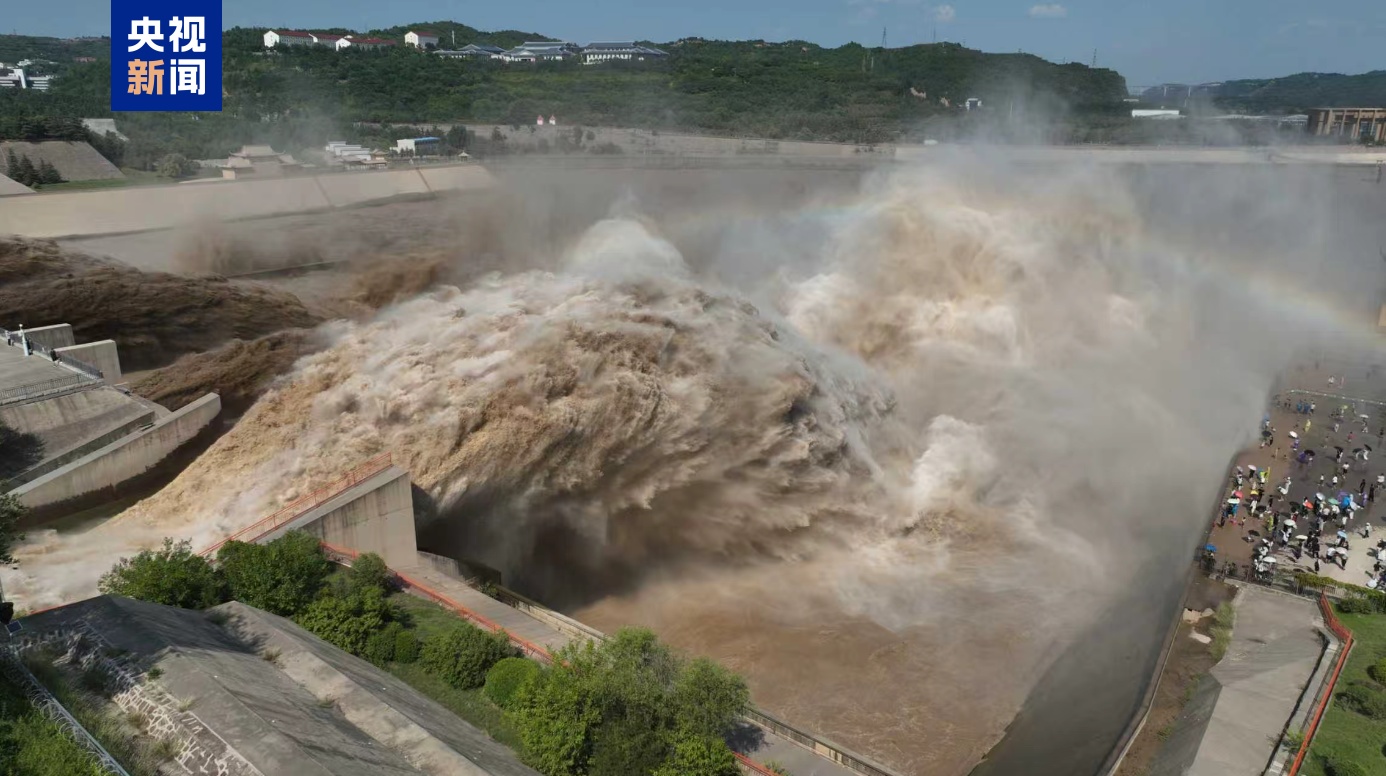 黄河调水调沙进入集中排沙阶段