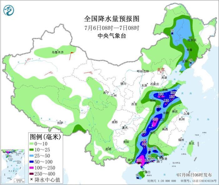 “美莎克”减弱为热带低压 广西江汉黄淮部分地区有大暴雨至特大暴雨 “美莎克”减弱为热带低压 广西江汉黄淮部分地区有大暴雨至特大暴雨