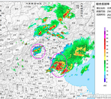 京津冀雷雨强对流又来了 京津冀雷雨强对流又来了