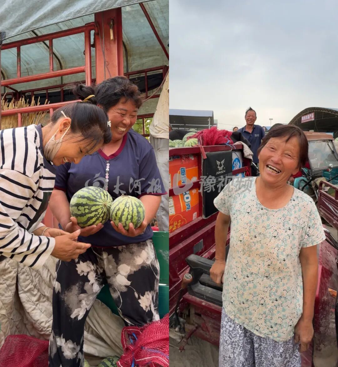 河南一景区按双倍市场价收购近100吨西瓜,免费送游客品尝 河南一景区按双倍市场价收购近100吨西瓜,免费送游客品尝