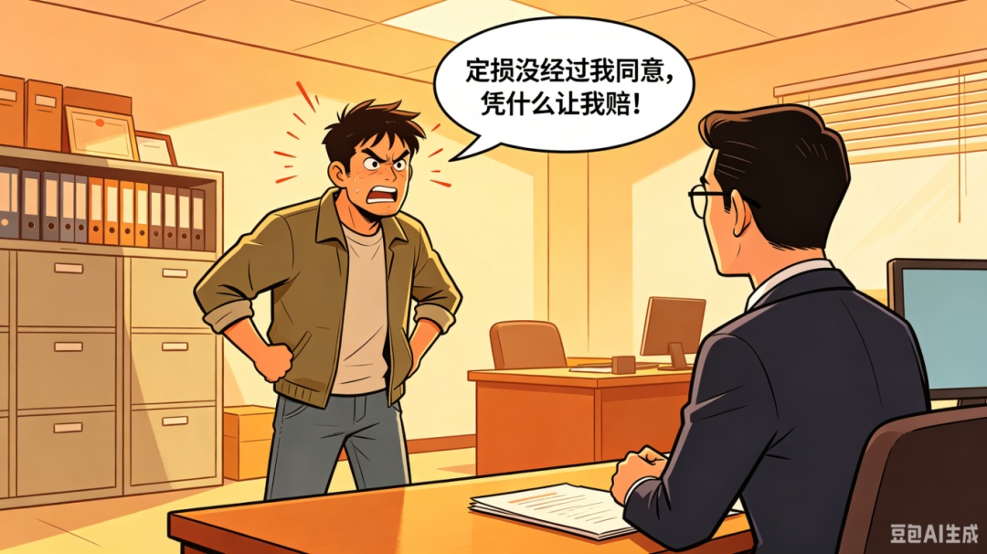 定损未经我同意,凭什么让我赔? 定损未经我同意,凭什么让我赔?