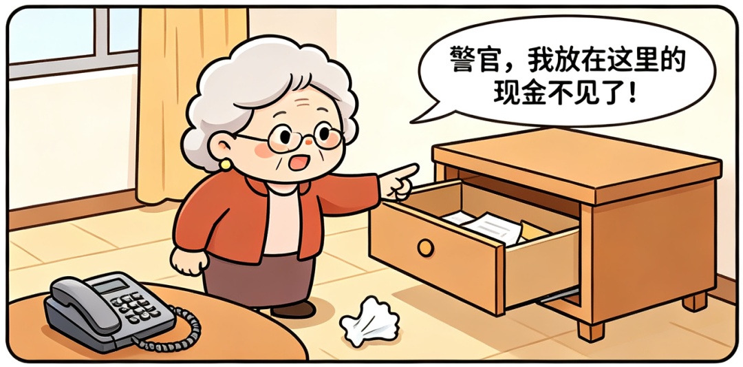 千元现金“不翼而飞”?民警细致排查,揪出真相 千元现金“不翼而飞”?民警细致排查,揪出真相