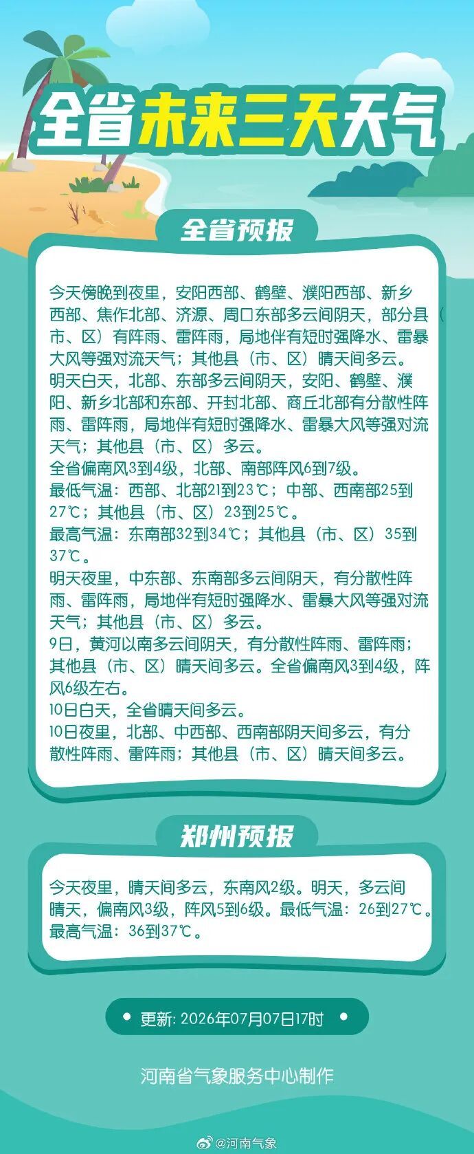 今晚开始，河南局地有10级以上雷暴大风！注意防范→