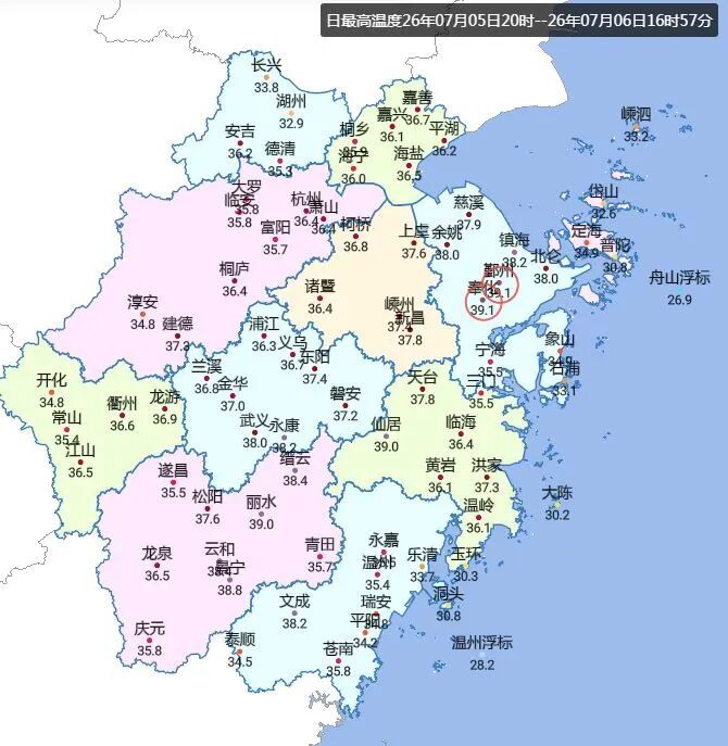 浙江“火力全开”，出梅后的头几天“纯热”！已经在路上的超强台风“巴威”需高度关注