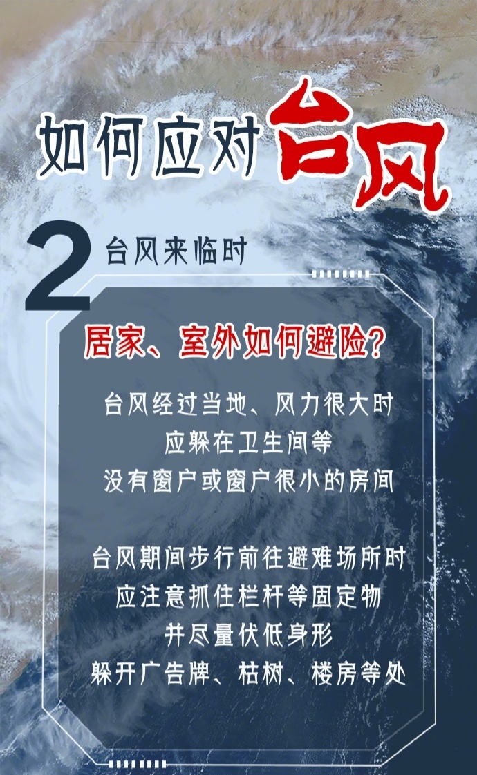 科普长图丨科学应对台风指南请查收! 科普长图丨科学应对台风指南请查收!