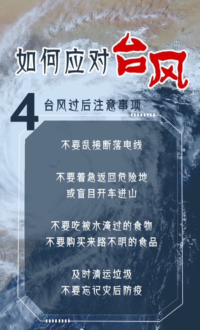 科普长图丨科学应对台风指南请查收! 科普长图丨科学应对台风指南请查收!