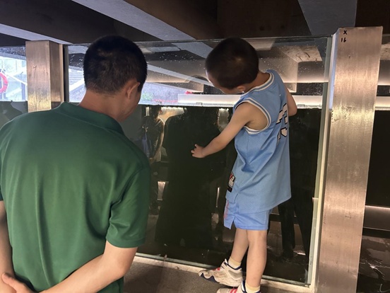 积水潭“大鱼缸”走红!市民担心暴雨来袭水会漫进廊道,官方回应 积水潭“大鱼缸”走红!市民担心暴雨来袭水会漫进廊道,官方回应