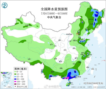 强降雨范围缩减 广西广东局地仍需警惕叠加降雨致灾 强降雨范围缩减 广西广东局地仍需警惕叠加降雨致灾