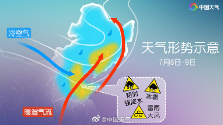 7月以来几乎天天有雨！华北东北雷雨不断 为何雨水如此频繁？