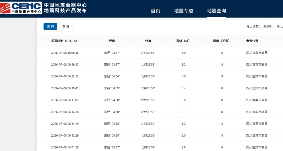 四川宜宾连发9次地震，五粮液回应