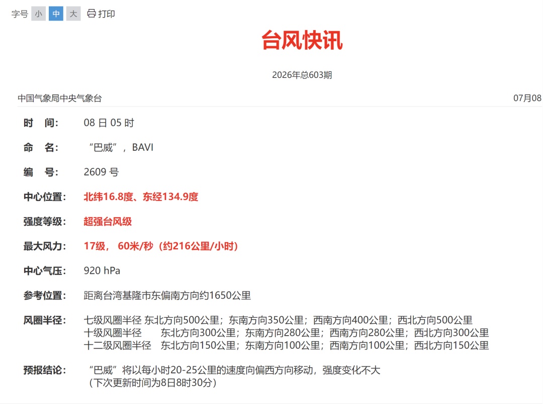 超强台风“巴威”预计今天到达48小时警戒线!福建部分航线已停航,周末将迎强风雨 超强台风“巴威”预计今天到达48小时警戒线!福建部分航线已停航,周末将迎强风雨