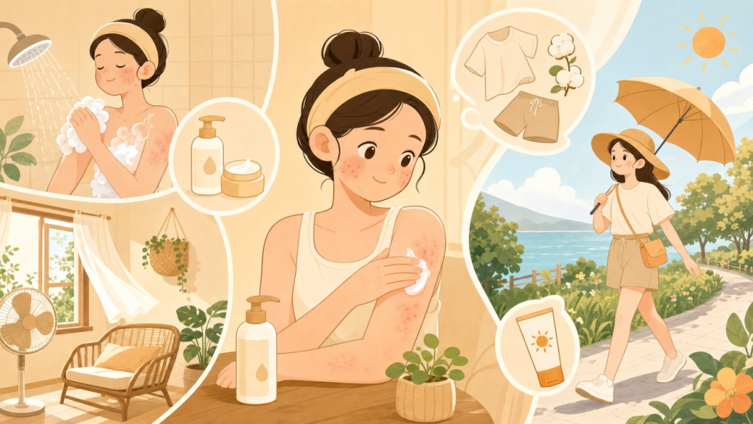 有特应性皮炎,如何安然度夏?收好这些日常防护要点~ 有特应性皮炎,如何安然度夏?收好这些日常防护要点~