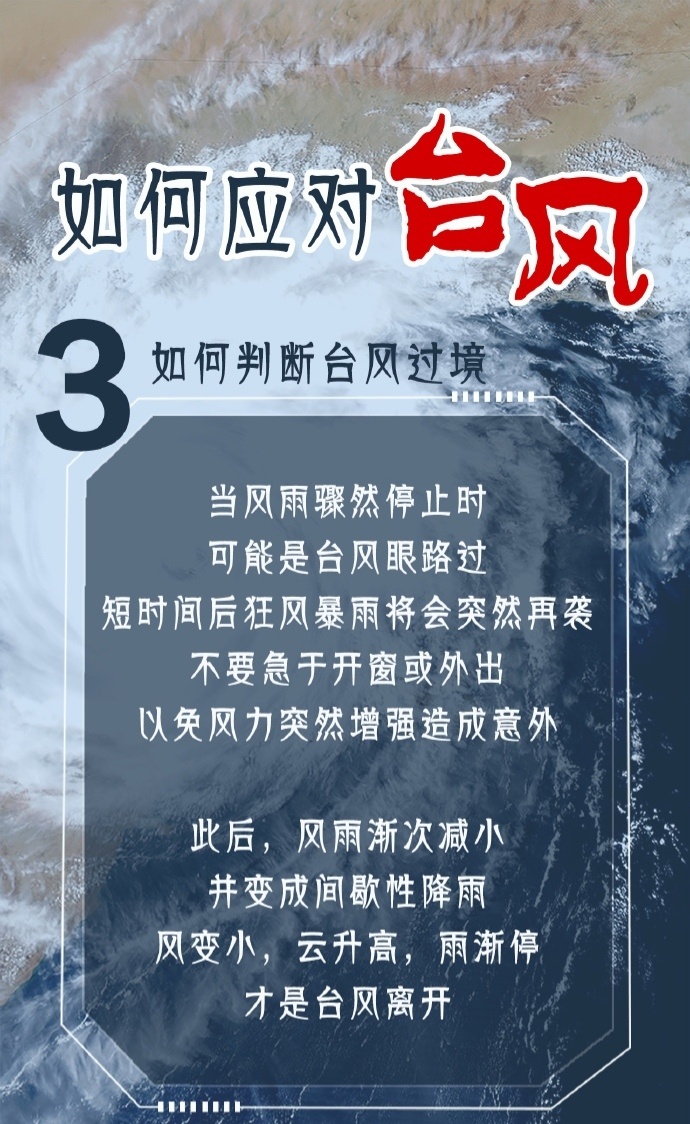科普长图丨科学应对台风指南请查收! 科普长图丨科学应对台风指南请查收!