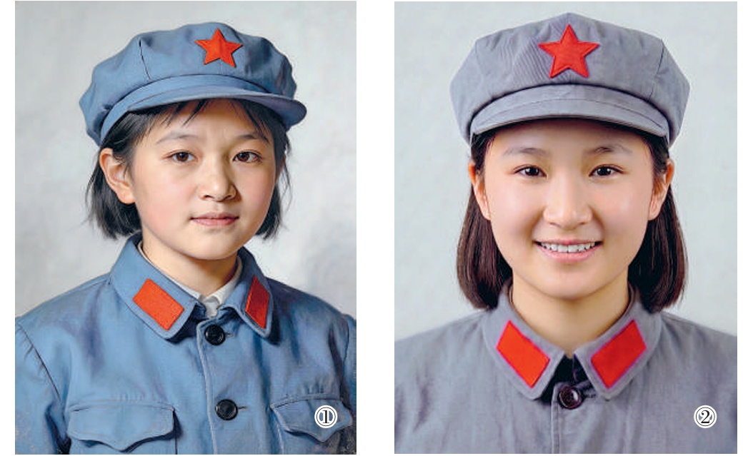 她看到了自己年轻时的模样 她看到了自己年轻时的模样
