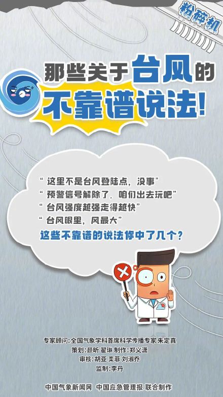 关于台风的不靠谱的说法 你中了几个? 关于台风的不靠谱的说法 你中了几个?