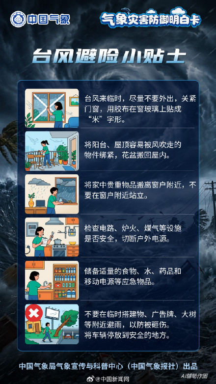 台风来临可贴米字胶带防窗户破碎 台风来临可贴米字胶带防窗户破碎