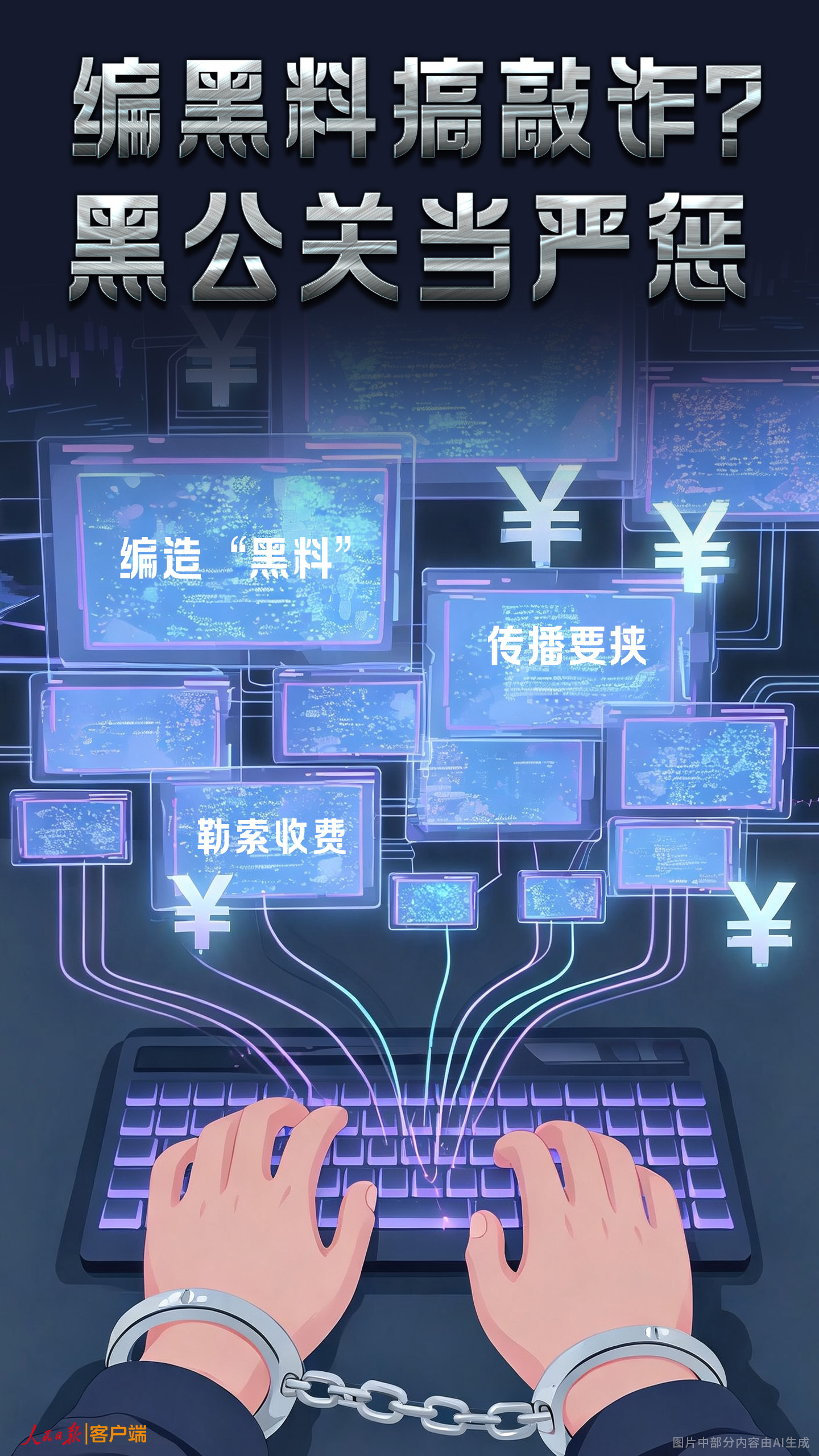 编黑料搞敲诈?黑公关当严惩 编黑料搞敲诈?黑公关当严惩