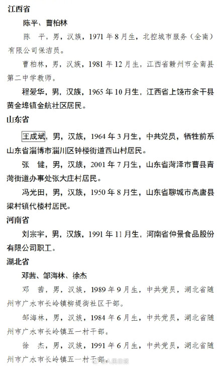 致敬!向86位见义勇为勇士致敬 致敬!向86位见义勇为勇士致敬