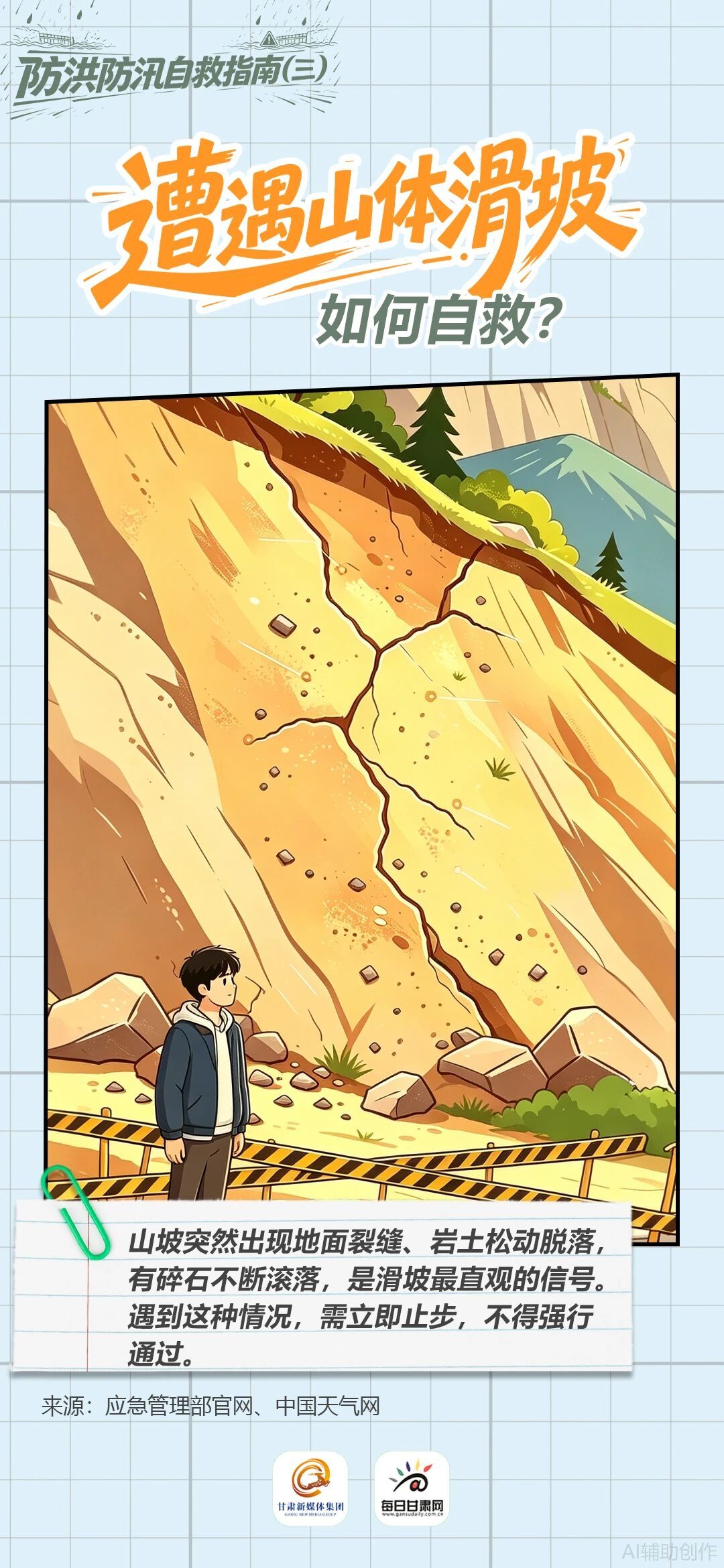 遭遇山体滑坡,如何自救? 遭遇山体滑坡,如何自救?
