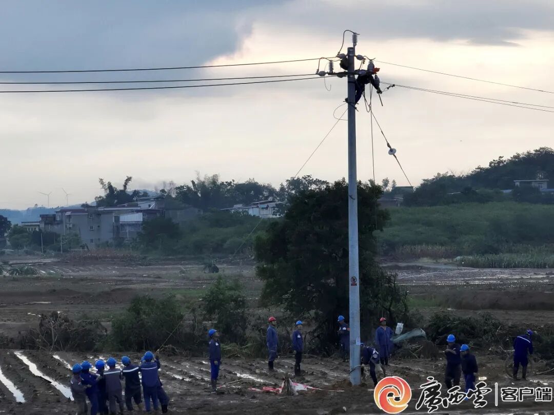 来电了!横州市部分村屯陆续复电 来电了!横州市部分村屯陆续复电