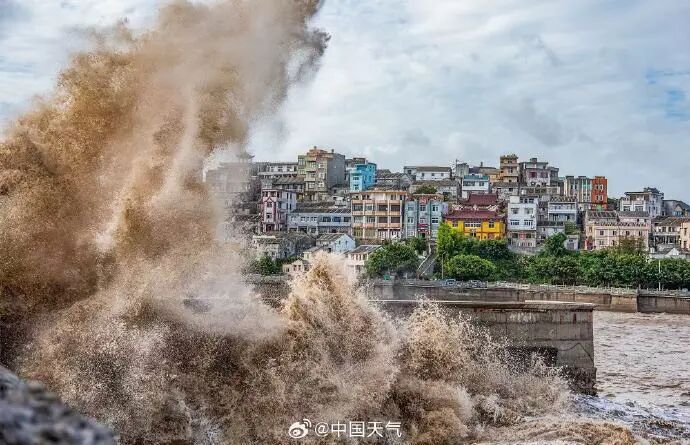 浙江发布紧急警报！“巴威”再度增强为强台风级！多地公告：停课、停工、停产、停运、停业
