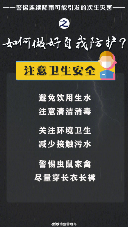 连续降雨易发次生灾害如何避险自护？