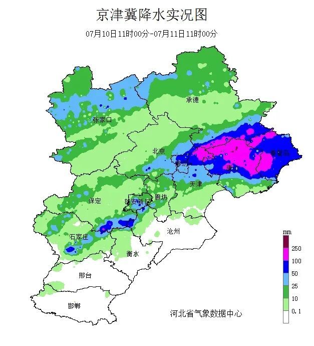 “巴威”登陆地点有变！河北最新雨情速报：特大暴雨9站，大暴雨298站……