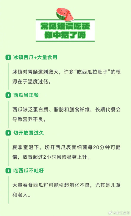 这几种西瓜的吃法最伤身,你中招了吗? 这几种西瓜的吃法最伤身,你中招了吗?