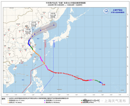 上海中心城区“高温+大风”预警高挂!“巴威”明天入海 上海中心城区“高温+大风”预警高挂!“巴威”明天入海