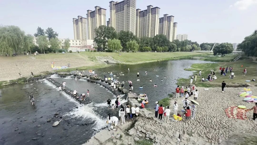 郑州一排污口成网红戏水地,多人下水游泳,志愿者现场苦劝:这是冲马桶的水,不适合游泳 郑州一排污口成网红戏水地,多人下水游泳,志愿者现场苦劝:这是冲马桶的水,不适合游泳