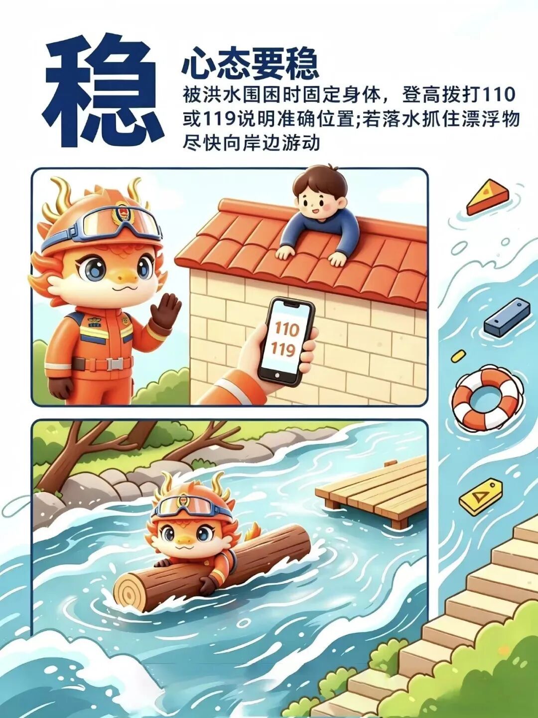 防汛关键期四字避险口诀请牢记 防汛关键期四字避险口诀请牢记