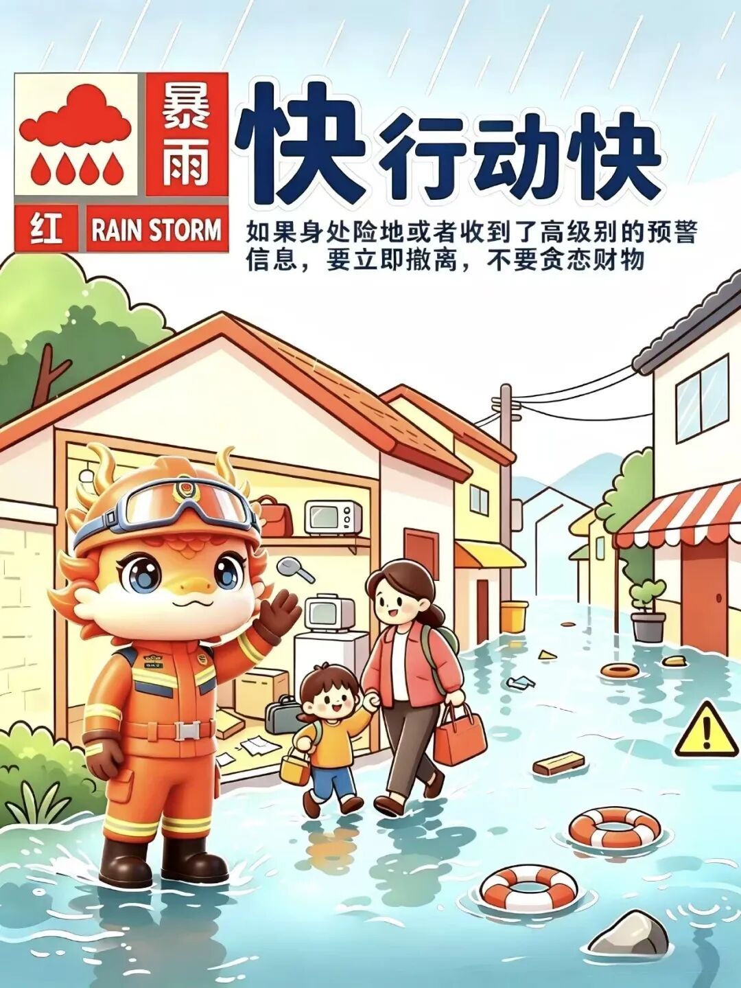 防汛关键期四字避险口诀请牢记 防汛关键期四字避险口诀请牢记
