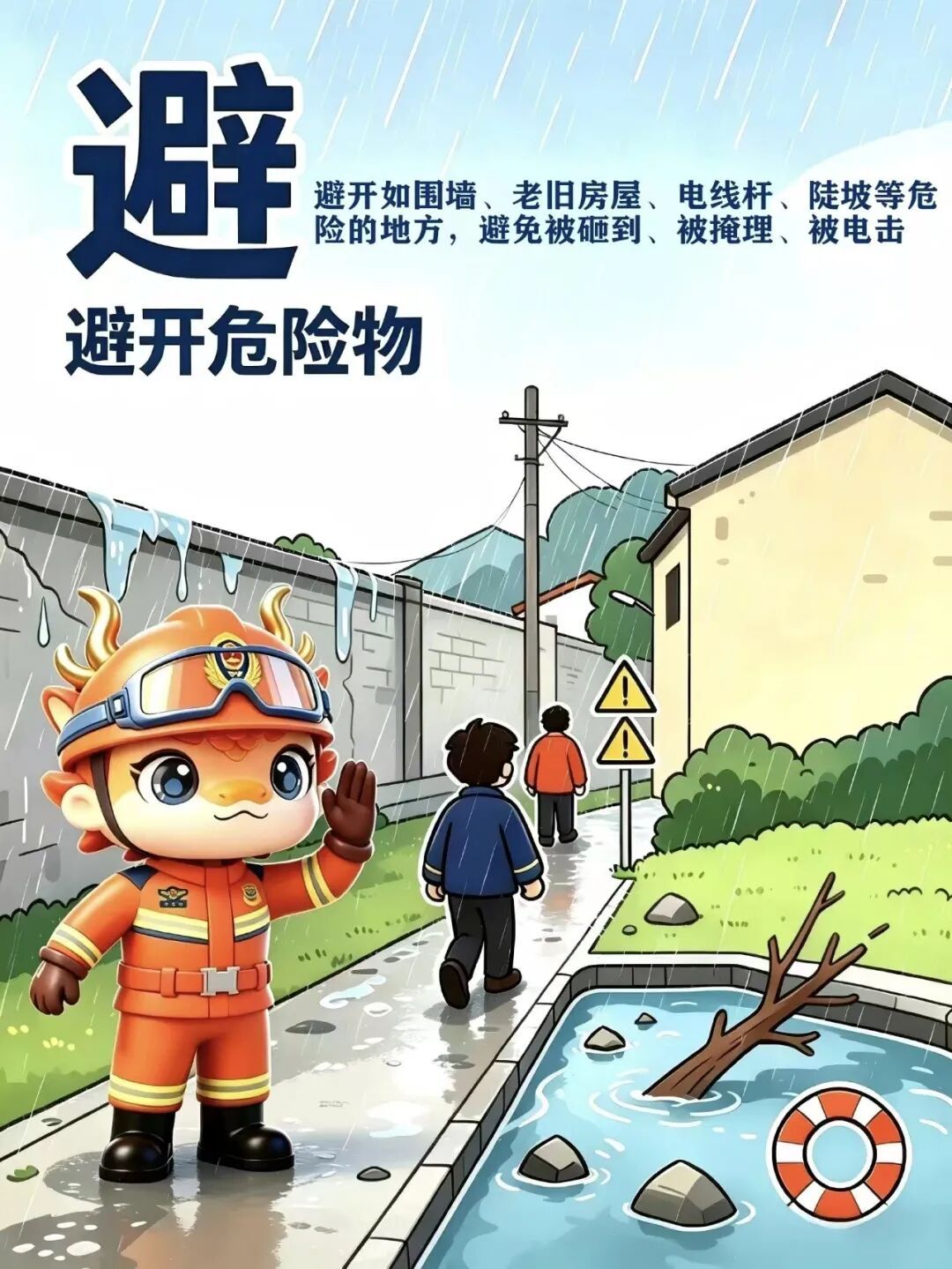 防汛关键期四字避险口诀请牢记 防汛关键期四字避险口诀请牢记