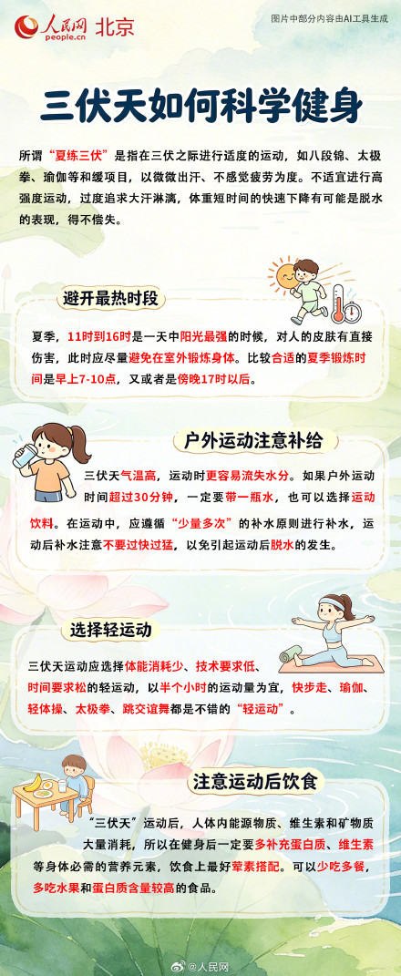 收藏!超实用的三伏健康小知识 收藏!超实用的三伏健康小知识