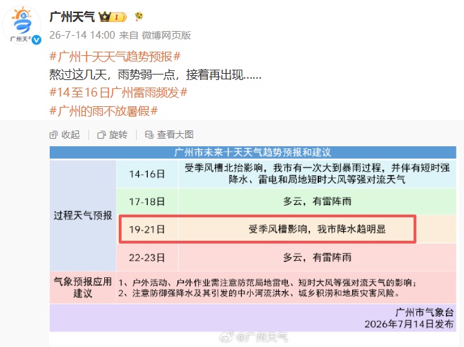 大暴雨马上到广东!还有8级大风,几天后再升温 大暴雨马上到广东!还有8级大风,几天后再升温